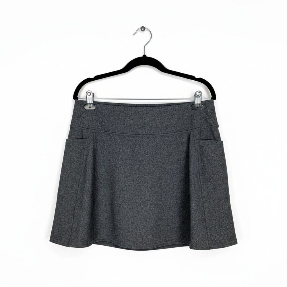 Skechers Women's Gray Athletic Skort Skirt Shorts XL Active Golf Tennis Pockets